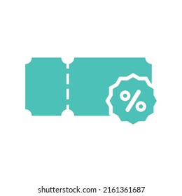 Discount vector design with discount voucher, gift box. discount icon design, discount percentage. suitable for advertising, marketing, presentation, product promotion to attract consumers