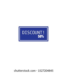 discount vector discounts, illustration icon or symbol