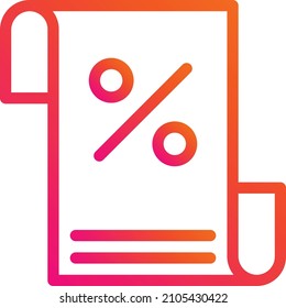 Discount Vector Icon Design Illustration