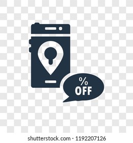 Discount vector icon isolated on transparent background, Discount transparency logo concept