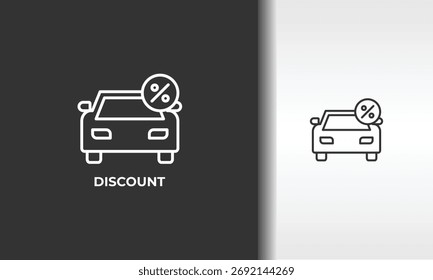 Discount Vector, Icon Or Logo Sign Isolated Symbol Illustration