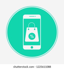 Discount vector icon sign symbol