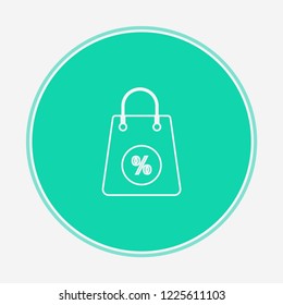 Discount vector icon sign symbol