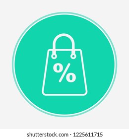 Discount vector icon sign symbol