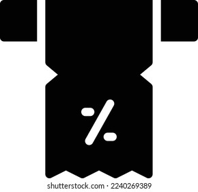 discount Vector illustration on a transparent background. Premium quality symmbols. Glyphs vector icons for concept and graphic design. 
