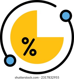Discount-Vektorgrafik auf transparentem Hintergrund. Hochwertige Symbole. Zeilenfarbige Vektorsymbole für Konzept und Grafikdesign.