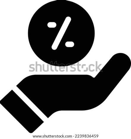 discount Vector illustration on a transparent background. Premium quality symmbols. Glyphs vector icons for concept and graphic design. 
