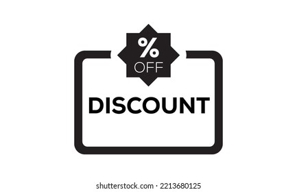 discount vector template, discount vector icon, abstract discount vector