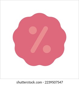 Discount Voucher Icon Flat Style