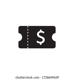 Discount Voucher Outline Vector Icon