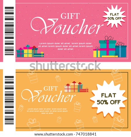 Discount Voucher Template Business Promotions Royalty Free - free promotions for business