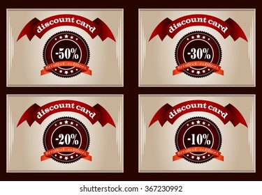discount voucher template with colorful pattern,cute gift voucher certificate coupon design template,Collection gift certificate business card banner calling card poster,Vector illustration