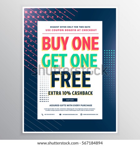 discount voucher template design for promotion