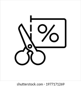 Discount voucher vector icon symbol design