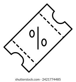 Voucher-Vektorgrafik-Design mit Rabatt