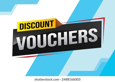 discount voucher vouchers special offer poster banner graphic design icon logo sign symbol social media website coupon advertising store shop online, website, landing page

