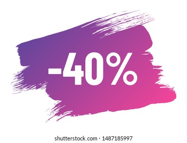 Минус 40. Наклейка минус 40%. Sale 40 процентов розовые. Минус 40 процентов лето.