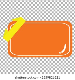 discount yellow and orange color illustration vector  for anything