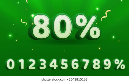 Discounts are often advertised with digital templates