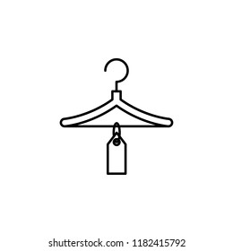 discounts on clothes. Element of online shopping icon for mobile concept and web apps. Thin line discounts on clothes can be used for web and mobile