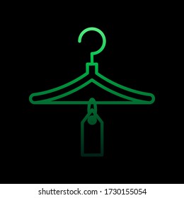 discounts on clothes nolan icon. Simple thin line, outline vector of online shopping icons for ui and ux, website or mobile application