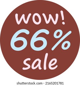 discounts and sales percentages on a white background