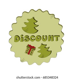 Discounts and sales vector icon set 