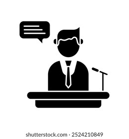 discourse concept line icon. Simple element illustration. discourse concept outline symbol design.