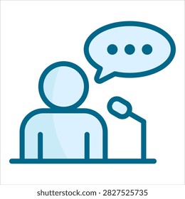 Discourse Icon Element For Design