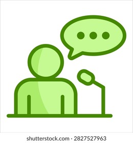 Discourse Icon Element For Design