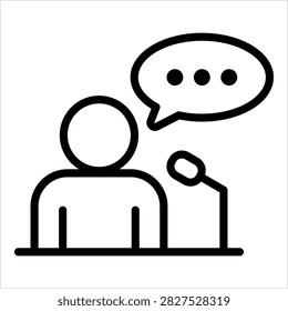 Discourse Icon Element For Design