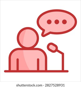 Discourse Icon Element For Design