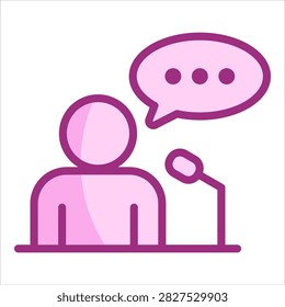 Discourse Icon Element For Design