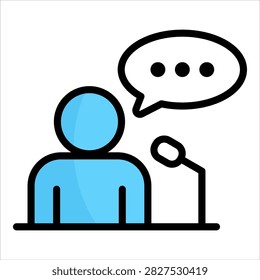 Discourse Icon Element For Design