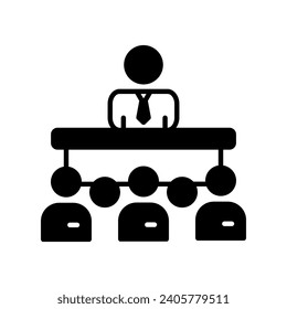 Discourse icon  in vector. Illustration
