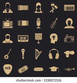 Discourse icons set. Simple set of 25 discourse vector icons for web for any design