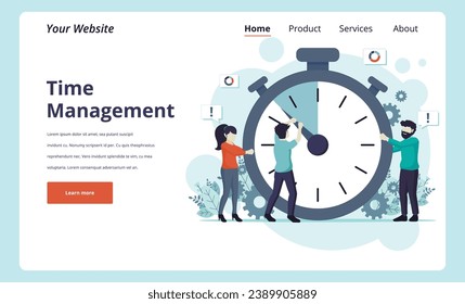 Discover the abstract yet relatable world of employee performance and self-organization in this vector set. Dive into the realms of productivity, motivation software, and effective job planning—essent