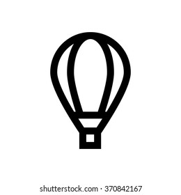 Discover, air balloon line icon. Pixel perfect fully editable vector icon suitable for websites, info graphics and print media.