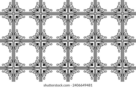Discover the allure of rare geometric ornament pattern formation design, This high-quality image captures the essence of unique and intricate patterns, blending geometric precision with artistic flair