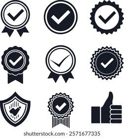 Discover approved black vector icons with a sleek, minimalist style. Perfect for web, apps, and print projects. High-quality, scalable designs for professional use.