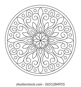 Discover a beautiful, easy flower mandala perfect for beginners. Simple step by step guide to create stunning mandala art using floral patterns. Relax and draw with ease.