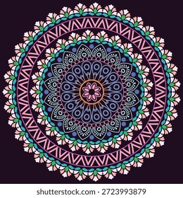Entdecken Sie wunderschöne Mandala-Designs mit komplizierten geometrischen und floralen Mustern. Perfekt für Wandmalerei, Malvorlagen und digitale Projekte.