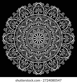 Entdecken Sie wunderschöne Mandala-Designs mit komplizierten geometrischen und floralen Mustern. Perfekt für Wandmalerei, Malvorlagen und digitale Projekte.