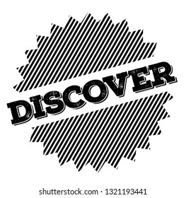Discover black stamp