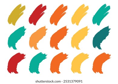  Descubra os arrojados traços de pincel de tinta abstratos nesta coleção de arte vetorial, perfeita para criar projetos artísticos dinâmicos. Ótimo para fundos, cartazes e projetos digitais criativos.