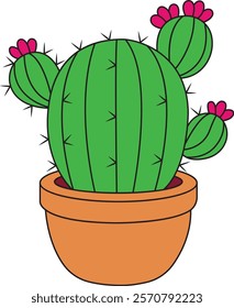 Discover cactus plant clipart featuring unique desert plant illustrations, perfect for botanical, succulent, and nature-themed designs. Ideal for cactus art, desert graphics, and plant clipart project