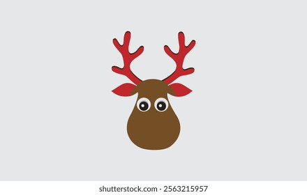 Discover a charming Rudolph illustrator vector, perfect for holiday cards, seasonal decor, and festive designs. High-quality, scalable artwork ideal for all Christmas-themed projects.