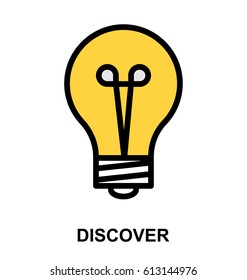 Discover Color Line vector Icon