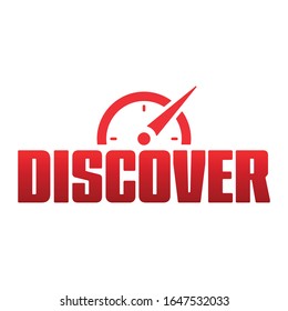 discover and compass symbol. discover logo