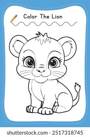 Discover a delightful collection of animal-themed coloring pages designed especially for kids! These fun and engaging illustrations feature a variety of animals